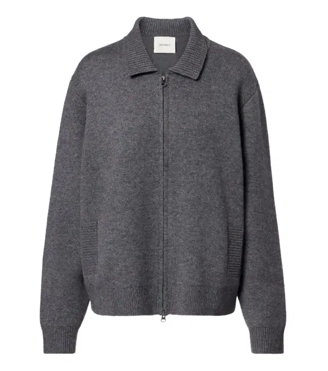 Aleya cashmere zipped cardigan