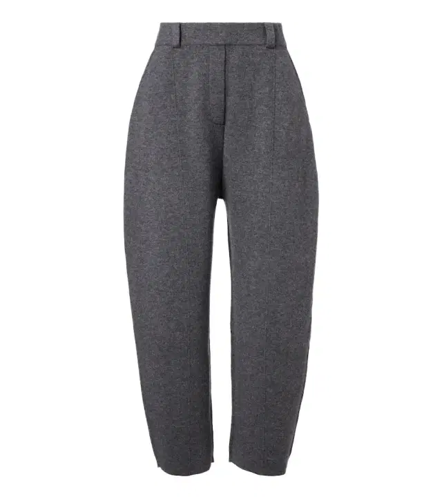Wrenda cashmere barrel-leg pants