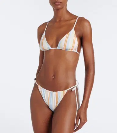 SIR. Pernille beaded striped bikini bottoms | Thumbnail 2