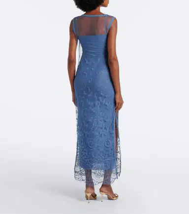 SIR. Leif embroidered mesh maxi dress | Thumbnail 5 SIR. Leif embroidered mesh maxi dress | Thumbnail 5