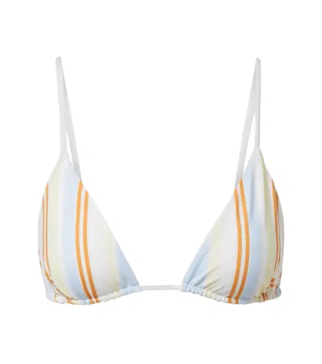 Pernille striped triangle bikini top