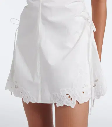 SIR Klara ruched cotton minidress | Thumbnail 4
