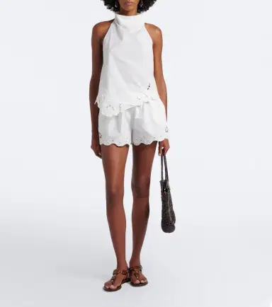 SIR. Klara cotton halterneck top | Thumbnail 5
