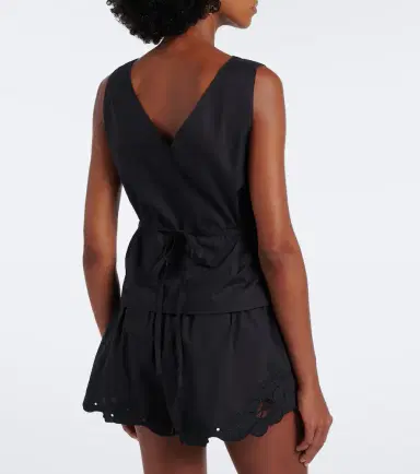 SIR. Klara cotton wrap top | Thumbnail 2