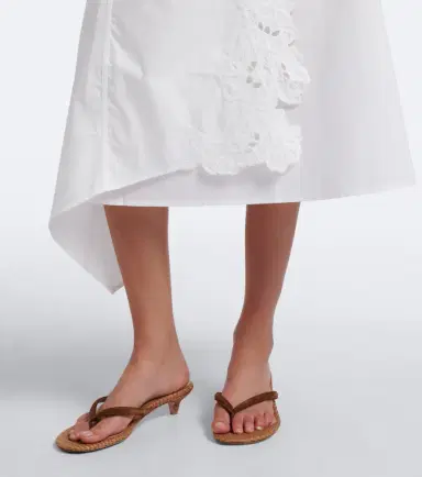 SIR. Klara asymmetric cotton midi skirt | Thumbnail 5 SIR. Klara asymmetric cotton midi skirt | Thumbnail 5
