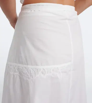 SIR. Klara asymmetric cotton midi skirt | Thumbnail 6 SIR. Klara asymmetric cotton midi skirt | Thumbnail 6