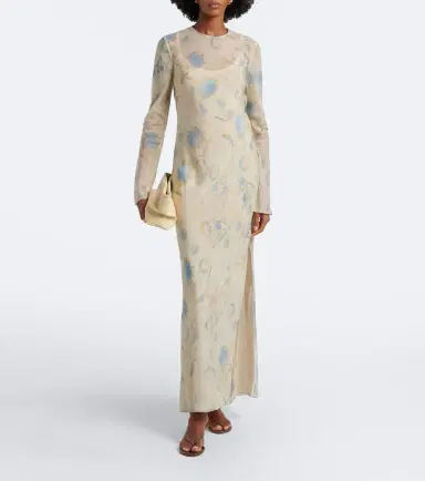 SIR. Cecile printed maxi dress | Thumbnail 4