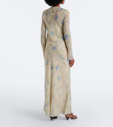 SIR. Cecile printed maxi dress | Thumbnail 6