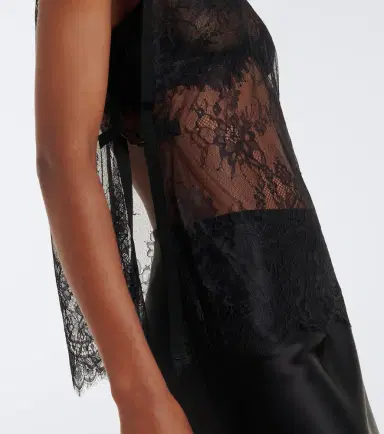 SIR. Ingrid sheer lace top | Thumbnail 3
