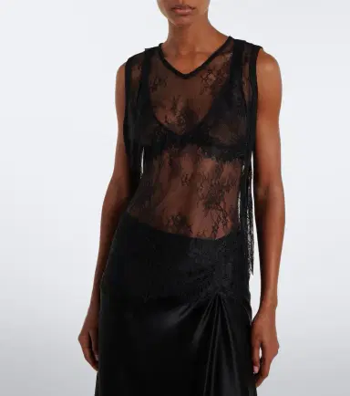 SIR. Ingrid sheer lace top | Thumbnail 5