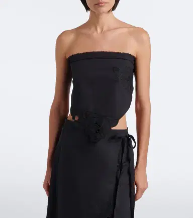 SIR. Klara embroidered cotton scarf | Thumbnail 3 SIR. Klara embroidered cotton scarf | Thumbnail 3