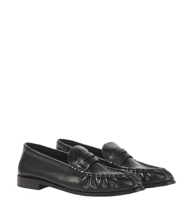 Saint Laurent Le Loafer Supple leather penny loafers