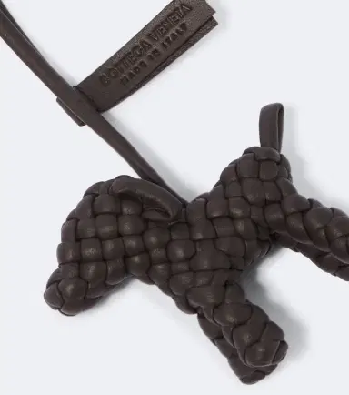 Bottega Veneta Intreccio nappa leather bag charm | Thumbnail 2 Bottega Veneta Intreccio nappa leather bag charm | Thumbnail 2