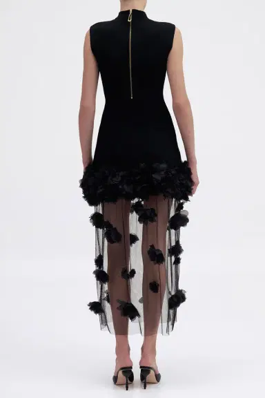 Aje Fleura Midi Dress | Thumbnail 4