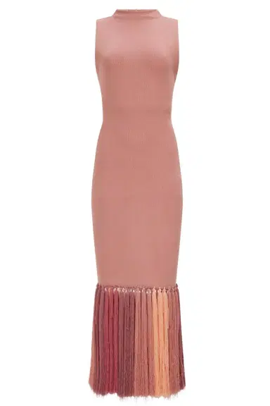 Aje Sofina Tassel Midi Dress | Thumbnail 1