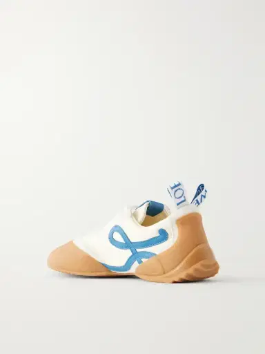 Loewe Grip Tpu And Shell-trimmed Suede Sneakers | Thumbnail 3