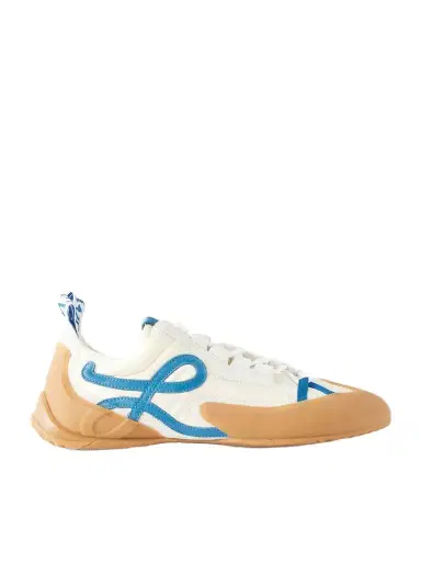 Loewe Grip Tpu And Shell-trimmed Suede Sneakers | Thumbnail 1