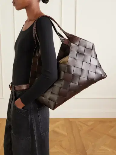Dragon Diffusion Castello Woven Leather Shoulder Bag | Thumbnail 2 Dragon Diffusion Castello Woven Leather Shoulder Bag | Thumbnail 2
