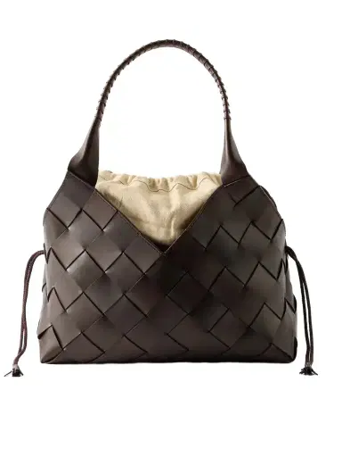 Dragon Diffusion Castello Woven Leather Shoulder Bag | Thumbnail 1 Dragon Diffusion Castello Woven Leather Shoulder Bag | Thumbnail 1