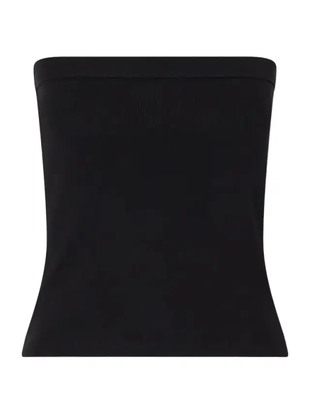 Bes Strapless Organic Cotton-jersey Top