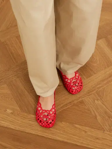 Loewe Petal Anagram Leather Ballet Flats | Thumbnail 2 Loewe Petal Anagram Leather Ballet Flats | Thumbnail 2