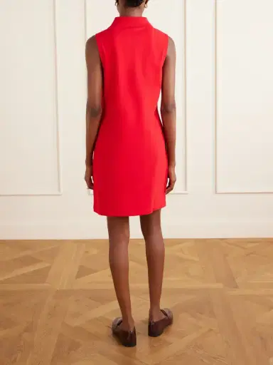 FLORE FLORE Lauren Organic Cotton-piqué Mini Dress | Thumbnail 3