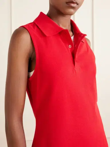 FLORE FLORE Lauren Organic Cotton-piqué Mini Dress | Thumbnail 4