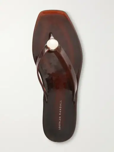 Loeffler Randall Jovie Embellished Pvc Thong Sandals | Thumbnail 6