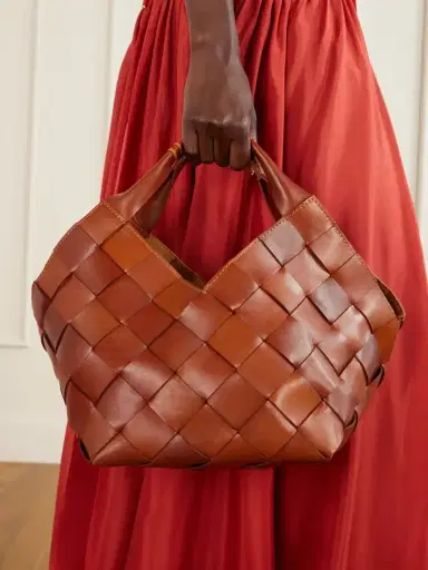 Dragon Diffusion Castello Woven Leather Tote | Thumbnail 2