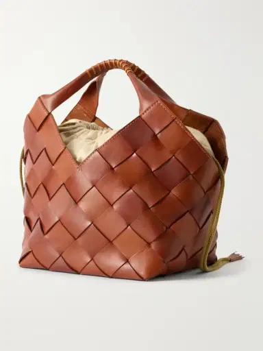 Dragon Diffusion Castello Woven Leather Tote | Thumbnail 4