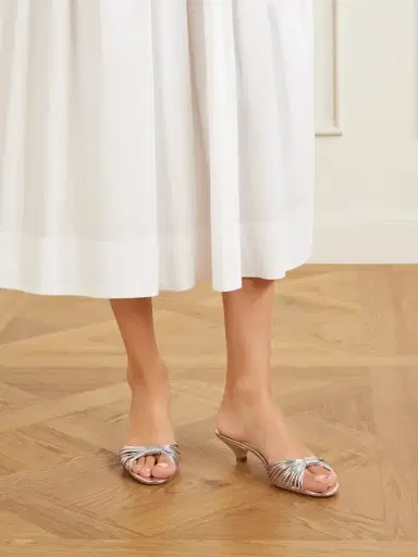 Loeffler Randall Dixie 40 Metallic-leather Mules | Thumbnail 2 Loeffler Randall Dixie 40 Metallic-leather Mules | Thumbnail 2