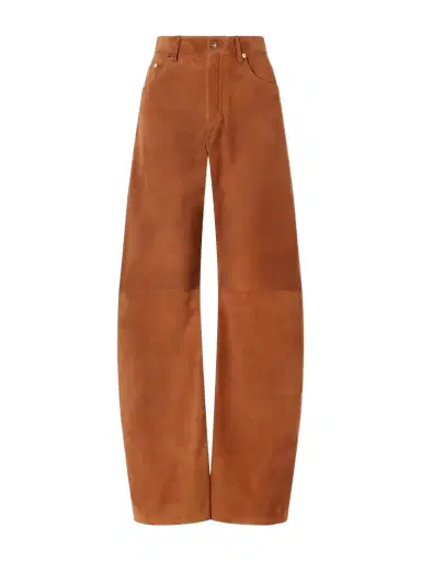 Gabriela Hearst Amoret Suede Wide-leg Pants | Thumbnail 1 Gabriela Hearst Amoret Suede Wide-leg Pants | Thumbnail 1