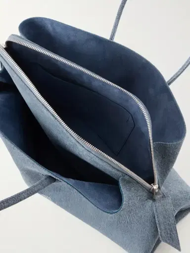 The Attico La Passegiata Medium Asymmetric Denim Shoulder Bag | Thumbnail 6 The Attico La Passegiata Medium Asymmetric Denim Shoulder Bag | Thumbnail 6