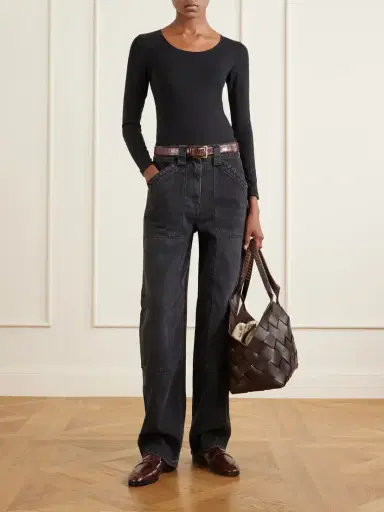 Co Paneled High-rise Wide-leg Balloon Jeans | Thumbnail 2 Co Paneled High-rise Wide-leg Balloon Jeans | Thumbnail 2
