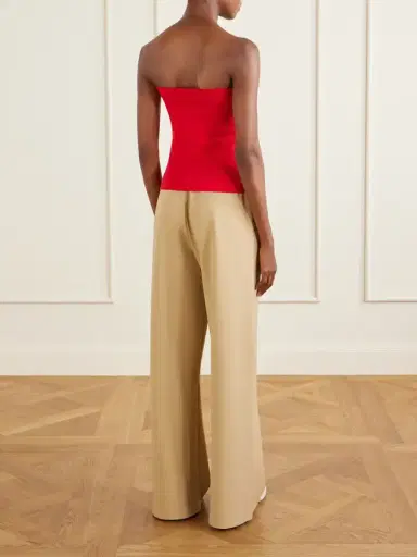 FLORE FLORE Bes Strapless Organic Cotton-jersey Top | Thumbnail 4 FLORE FLORE Bes Strapless Organic Cotton-jersey Top | Thumbnail 4