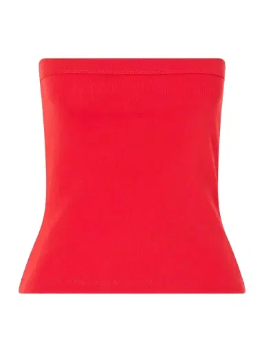 FLORE FLORE Bes Strapless Organic Cotton-jersey Top | Thumbnail 1 FLORE FLORE Bes Strapless Organic Cotton-jersey Top | Thumbnail 1