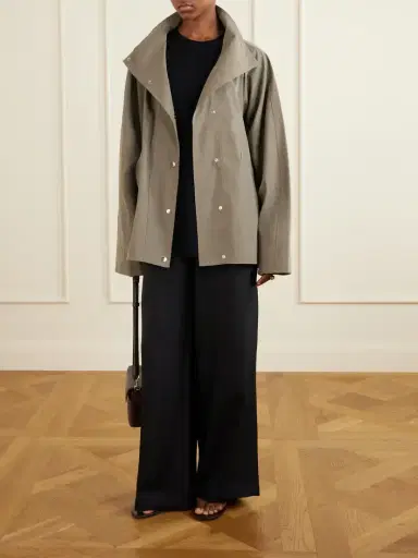 TOTEME Cotton-blend Shell Jacket | Thumbnail 2 TOTEME Cotton-blend Shell Jacket | Thumbnail 2