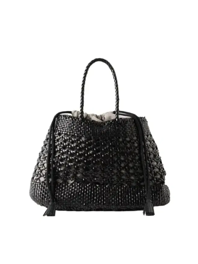 Dragon Diffusion Santa Cano Woven Leather Tote Bag