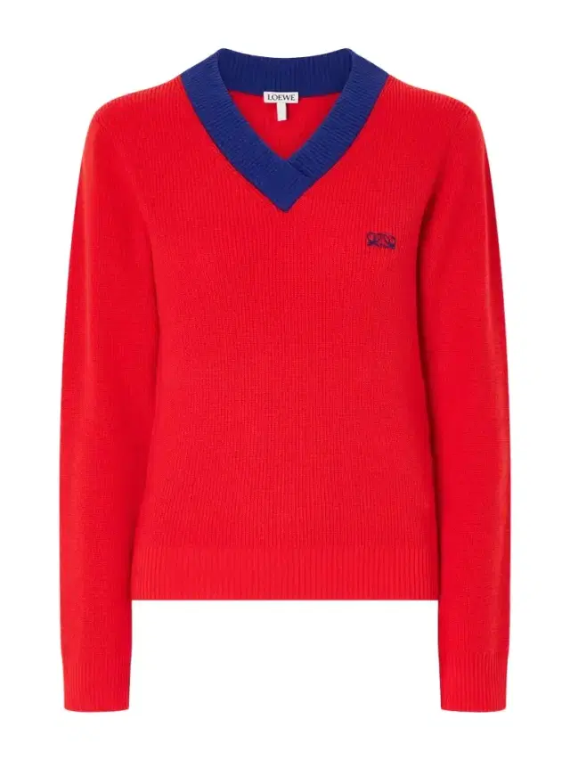 Logo-embroidered Ribbed-knit Cotton And Wool-blend Sweater