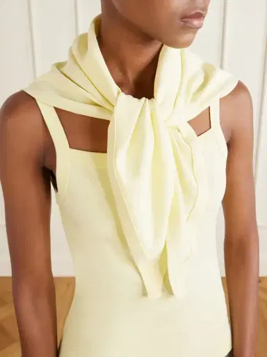FLORE FLORE Flore Organic Cotton-jersey Scarf | Thumbnail 2 FLORE FLORE Flore Organic Cotton-jersey Scarf | Thumbnail 2