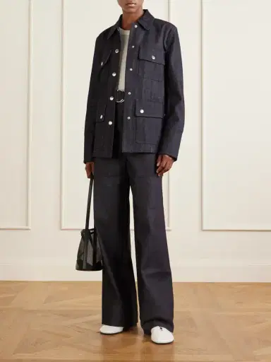 Proenza Schouler White Label Lina Belted Stretch-cotton Twill Wide-leg Pants | Thumbnail 2