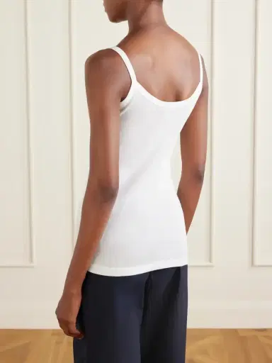 FLORE FLORE Isla Organic Cotton-jersey Camisole | Thumbnail 3
