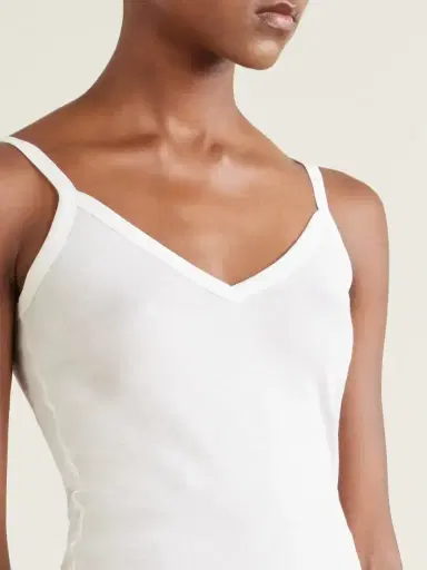 FLORE FLORE Isla Organic Cotton-jersey Camisole | Thumbnail 4