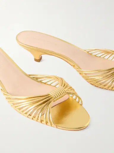 Loeffler Randall Dixie 40 Metallic Leather Mules | Thumbnail 5 Loeffler Randall Dixie 40 Metallic Leather Mules | Thumbnail 5