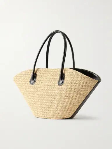 Givenchy Antigona Small Leather-trimmed Raffia Tote | Thumbnail 4