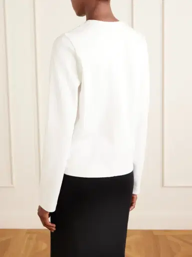 FLORE FLORE Poppy Organic Cotton-jersey Cardigan | Thumbnail 4 FLORE FLORE Poppy Organic Cotton-jersey Cardigan | Thumbnail 4