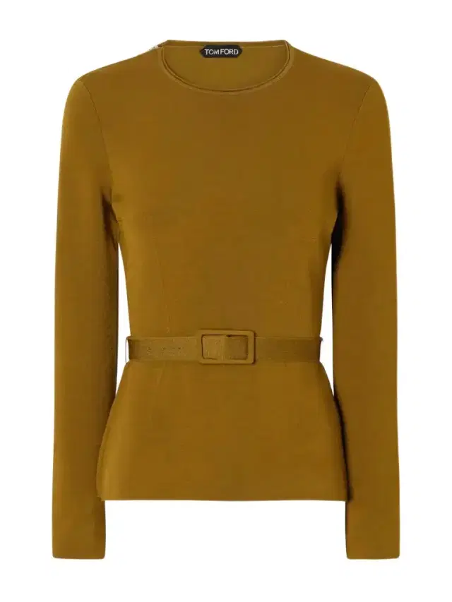 Tom Ford Belted Crepe Blouse