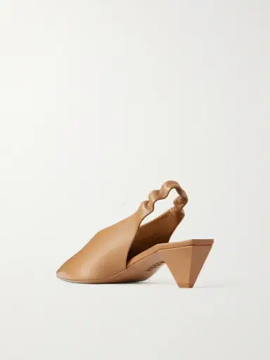 Loewe Origami Cubic 45 Leather Slingback Pumps | Thumbnail 3 Loewe Origami Cubic 45 Leather Slingback Pumps | Thumbnail 3