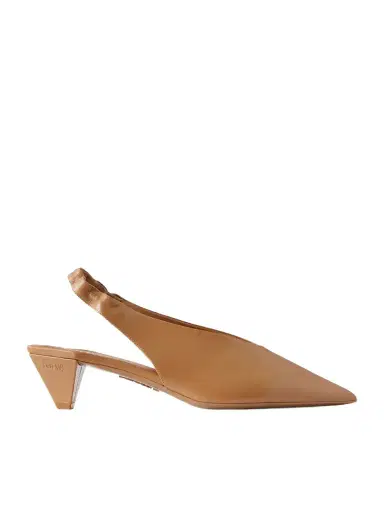 Loewe Origami Cubic 45 Leather Slingback Pumps | Thumbnail 1 Loewe Origami Cubic 45 Leather Slingback Pumps | Thumbnail 1