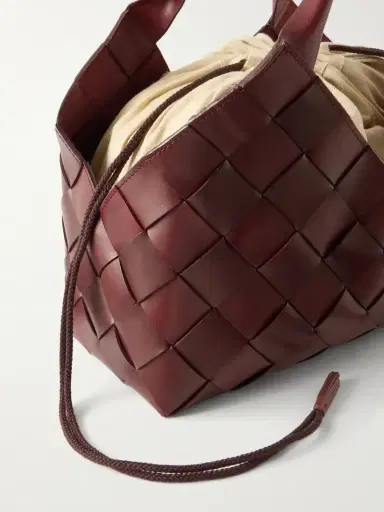 Dragon Diffusion Castello Woven Leather Shoulder Bag | Thumbnail 5 Dragon Diffusion Castello Woven Leather Shoulder Bag | Thumbnail 5